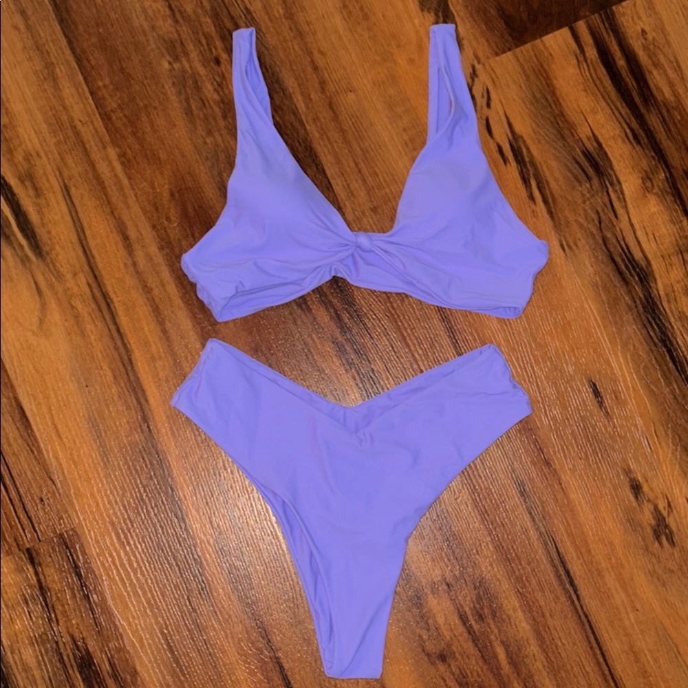 Stylish Purple Bikini Set